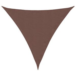vidaXL Sonnensegel Oxford-Gewebe Dreieckig 3x3x3 m Braun