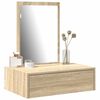 vidaXL Schminktisch mit Schubladen Braun 60 x 40 x 70 cm Holzwerkstoff