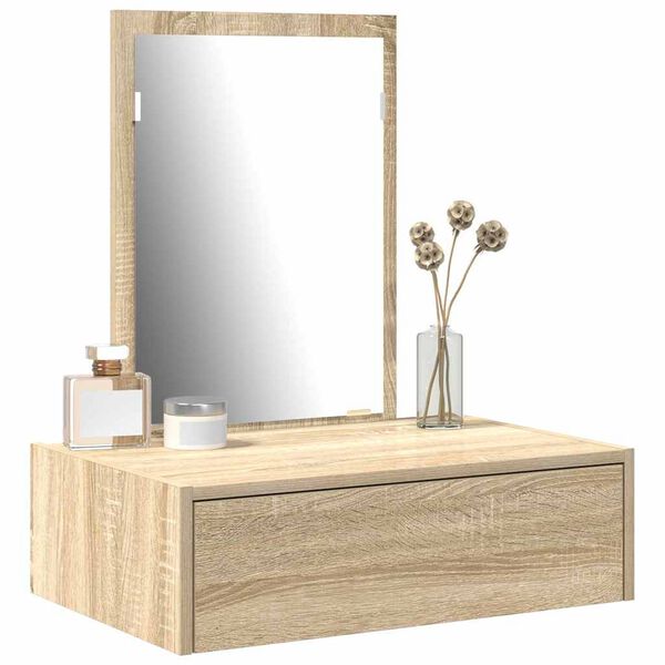 vidaXL Schminktisch mit Schubladen Braun 60 x 40 x 70 cm Holzwerkstoff