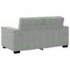 vidaXL 2-Sitzer-Sofa Hellgrau 120 cm Samt
