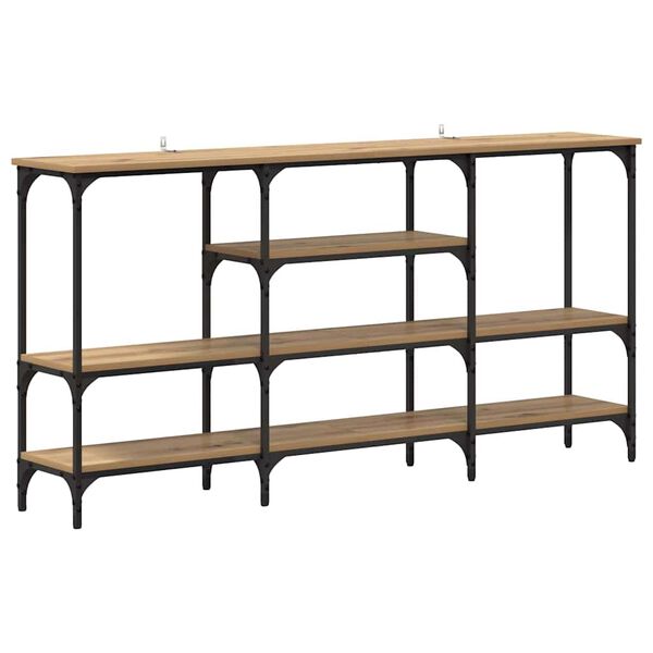 vidaXL Konsolentisch Artisan-Eiche 160 x 29 x 80 cm Holzwerkstoff