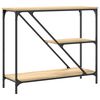 vidaXL Konsolentisch Sonoma-Eiche 88,5x30x75 cm Holzwerkstoff