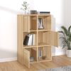 vidaXL Lagerschrank Sonoma-Eiche 60x29,5x90 cm Holzwerkstoff