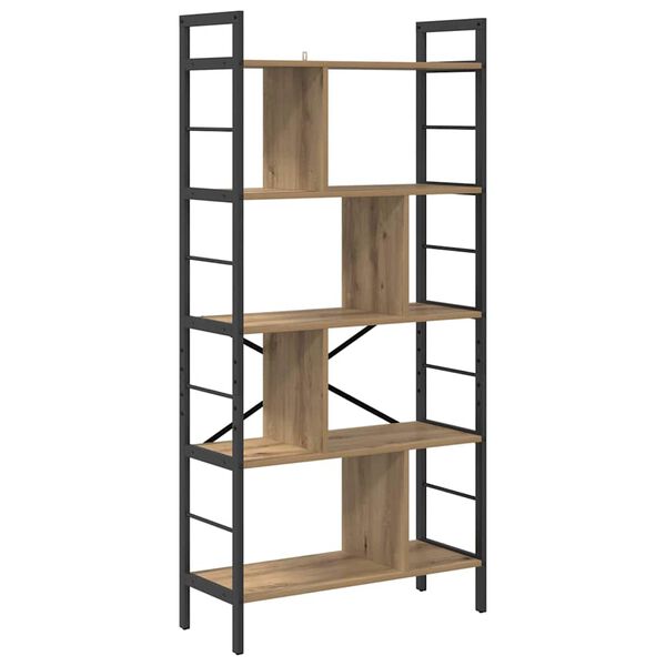 vidaXL B&uuml;cherregal Artisan-Eiche 75 x 30 x 156 cm Holzwerkstoff