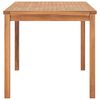 vidaXL 5-teiliges Garten-Ess-Set 140 x 80 cm Massivholz Teak