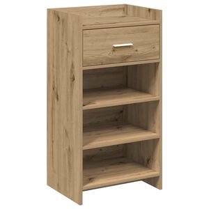 vidaXL Schuhschrank 48 x 36 x 92 cm Holzwerkstoff Artisan-Eiche