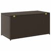 vidaXL Gartenbox Poly Rattan 100x50x50 cm Braun