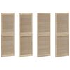 vidaXL Schrankt&uuml;r 4 pcs Natur 170 x 2,1 x 59,5 cm Massives Kiefernholz
