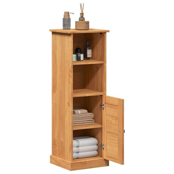 vidaXL Badezimmerschrank VIGO Braun und Honigbraun 37 x 34 x 110 cm