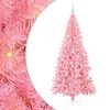 vidaXL Weihnachtsbaum mit 300 LEDs mit Ständer Rosa 210 cm PVC