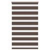 vidaXL Zebra-Rollo 50,9 x 100 cm, Stoffbreite 46,7 cm, Kaffeebraun