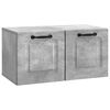 vidaXL Wandmontierter TV-Schrank Betongrau 59,5 x 31 x 30 cm