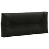 vidaXL Pallet R&uuml;ckenpolster VIANEN 100 % Polyester Schwarz