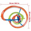Hot Wheels Hyper-Speed Rennbahn mit Crash-Spirale Action