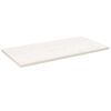 vidaXL Tischplatte Wei&szlig; 100x50x2,5 cm Massivholz Kiefer Rechteckig