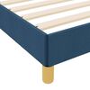 vidaXL Boxspringbett mit Matratze Blau 90 x 200 cm Stoff