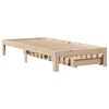 vidaXL Massivholzbett mit Schubladen 75x190 cm Kiefer