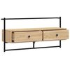vidaXL TV-Wandschrank Sonoma-Eiche 100,5x30x51 cm Holzwerkstoff