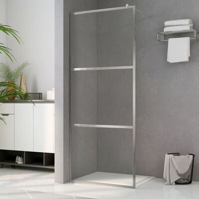 vidaXL Duschwand für Begehbare Dusche mit Klarem ESG-Glas 80x195 cm