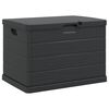 vidaXL Gartenlagerbox Anthrazit 77,5 x 54,5 x 53 cm Kunststoff