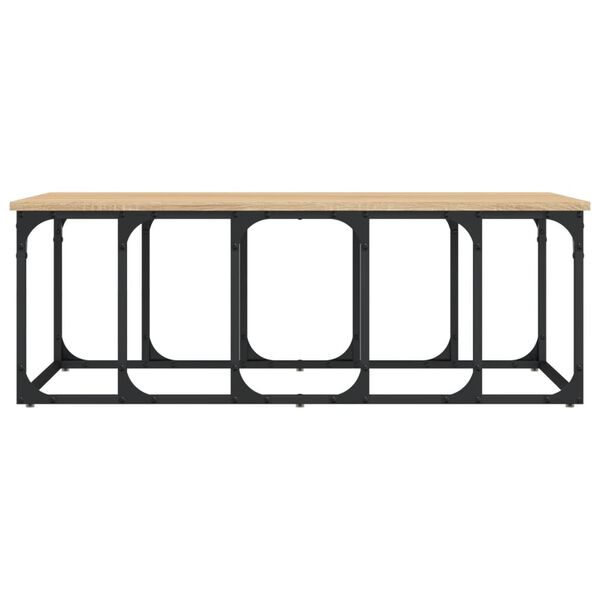 vidaXL Couchtisch Sonoma-Eiche 100x50x35,5 cm Holzwerkstoff