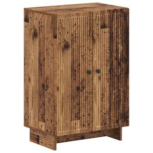 vidaXL Schuhschrank EDE 59,5 x 39,5 x 90 cm Holzwerkstoff Altholz