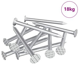 vidaXL N&auml;gel f&uuml;r Holz 100000 pcs Silber Metall
