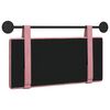 vidaXL H&auml;ngevorderseite Wandmontiert Rosa 90 x 55 x 5 cm Samt