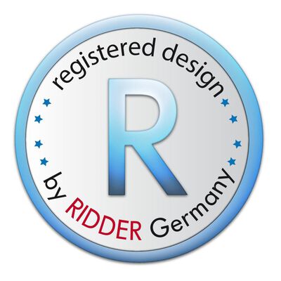 RIDDER Winkel-Haltegriff mit Saugnäpfen Premium Weiß