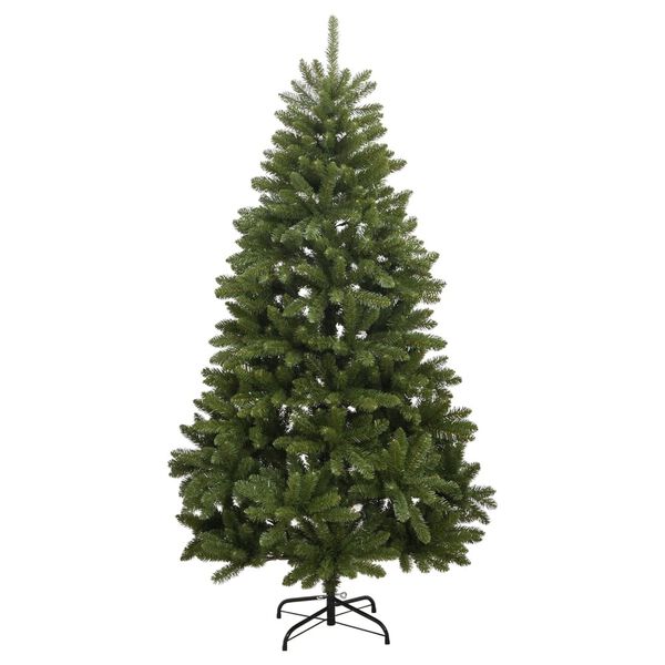 vidaXL Künstlicher Weihnachtsbaum Klappbar mit Ständer Grün 210 cm