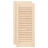 vidaXL Schrankt&uuml;ren Lamellen-Design 2 Stk. 69x29,5cm Massivholz Kiefer