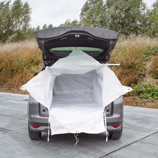 Practo Tools Kofferraum-Transportsack 1100 L Wei&szlig;