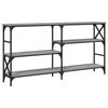 vidaXL Konsolentisch Grau Sonoma 150x29x76,5 cm Holzwerkstoff