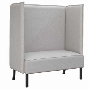 vidaXL Hoher R&uuml;cken Sofa Wolkengrau 109 x 56 x 121 cm Stoff