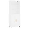 vidaXL Highboard Wei&szlig; 69,5x34x180 cm Holzwerkstoff