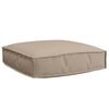 vidaXL Kissen Oxford-Stoff Taupe 60 x 60 x 12 cm