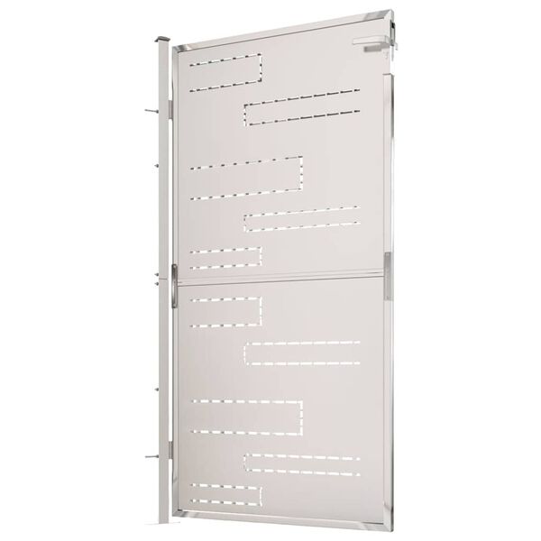 vidaXL Gartentor 100 x 175 cm Edelstahl