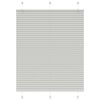 vidaXL Plissee Hellgrau 105x100 cm Stoffbreite 104,4 cm Polyester