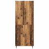 vidaXL Highboard 2 pcs Altholz Holzwerkstoff