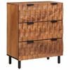 vidaXL Sideboard Akazienbraune Oberfl&auml;che Massivholz Mango