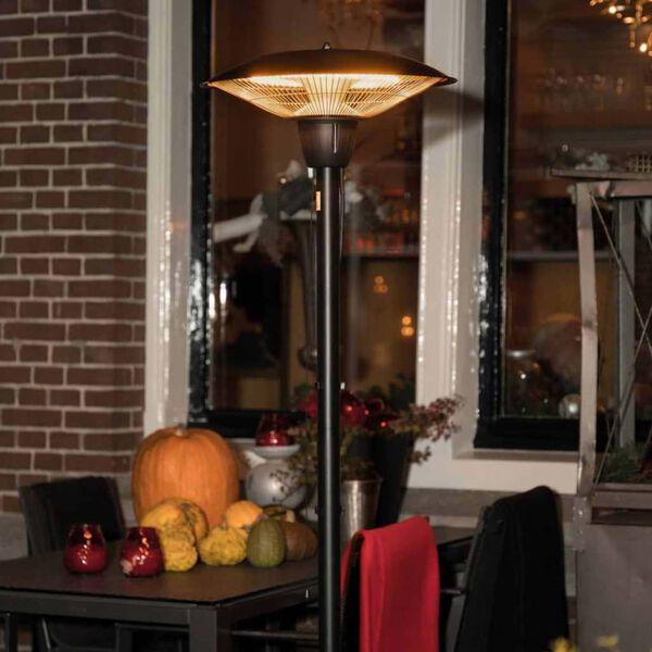 Sunred Standheizstrahler Barcelona 1500 W Halogen Schwarz