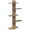vidaXL Wandregal Artisan-Eiche 48,5 x 15 x 101 cm Holzwerkstoff