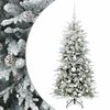 vidaXL K&uuml;nstlicher Weihnachtsbaum mit Weihnachtskugel 150 cm 150 LEDs
