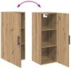 vidaXL Highboard Artisan-Eiche 34,5 x 34 x 180 cm Holzwerkstoff