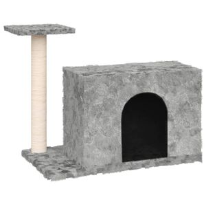 vidaXL Kratzbaum mit Sisal-Kratzs&auml;ule Hellgrau 51 cm