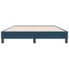 vidaXL Boxspringbett ohne Matratze Dunkelblau 160x220 cm Samt