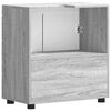 vidaXL Badezimmerschrank-Set TULUM Graues Sonoma 60 x 34 x 63 cm