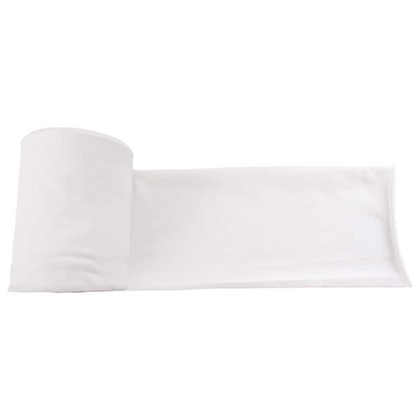 vidaXL Abflussrohr Wei&szlig; 16 x 5000 cm Stoff