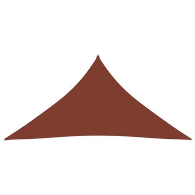 vidaXL Sonnensegel Oxford-Gewebe Dreieckig 4,5x4,5x4,5m Terrakotta-Rot