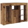 vidaXL Eck-LED-TV-Schrank Altholz 100x40x68cm Holzwerkstoff